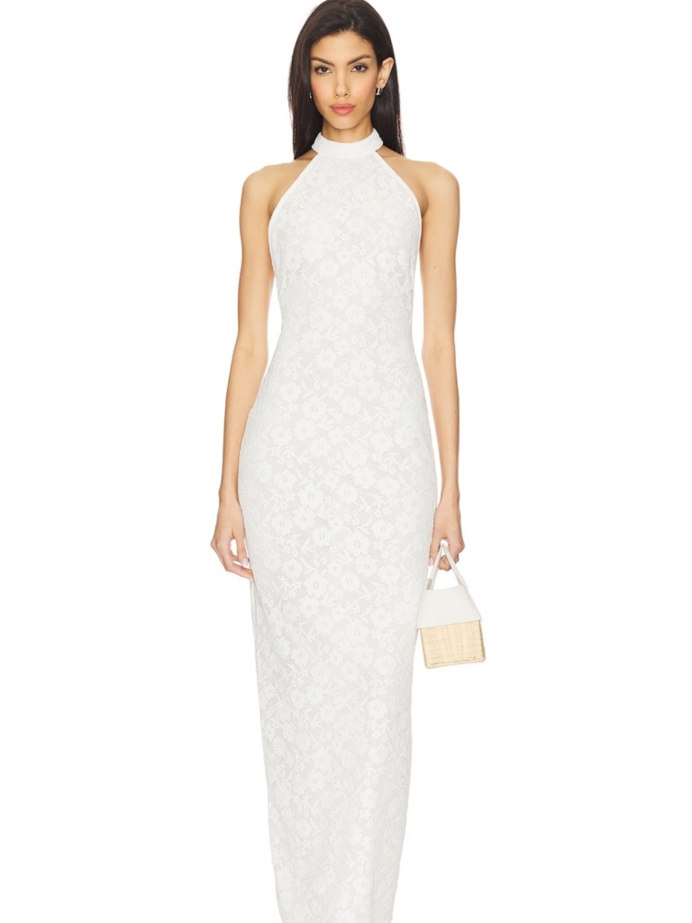 Brianna Maxi Dress Revolve White Lace Halter